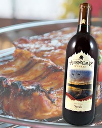 BBQ Ribs pair well with Syrah